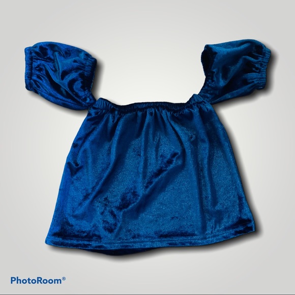 Little Girls 3T Off The Shoulder Shirt - Picture 2 of 2